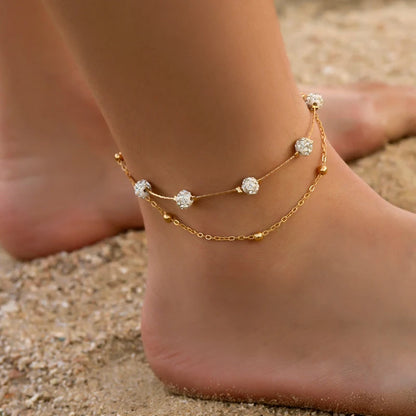 Retro Double-layer Anklet