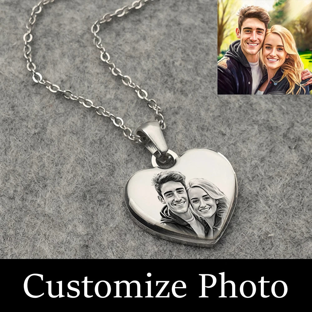 Custom Photo Pendant Necklace