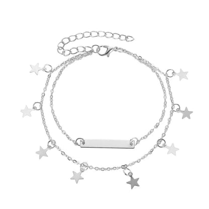 Star Charms Anklet