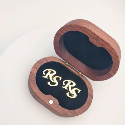 Custom Initials Cufflinks for Groom