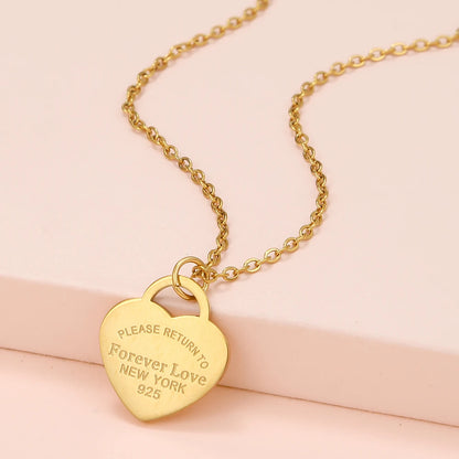 Stainless Forever Love Pendant Women's Necklace